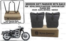 Pour Royal Enfiel Super "Meteor & Shotgun 650 sacoche souple moderne avec rail"
