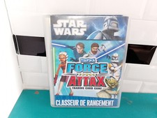 Album de 172 cartes Star wars force attax trading card game topps clone wars