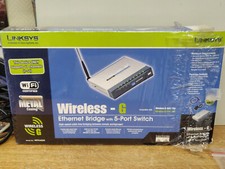 Linksys WRT54GS5 54 Mbps Ethernet bridge 5-Port 10/100 