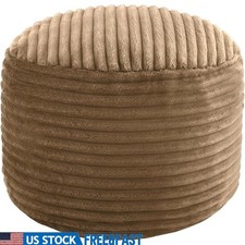 Round Pouf Ottoman Foot Rest