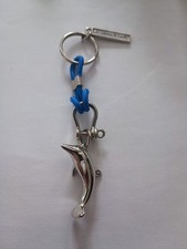 Porte clés métal Dauphin Nœud Marin LES CABANES DE FLEURY Keychain Vintage