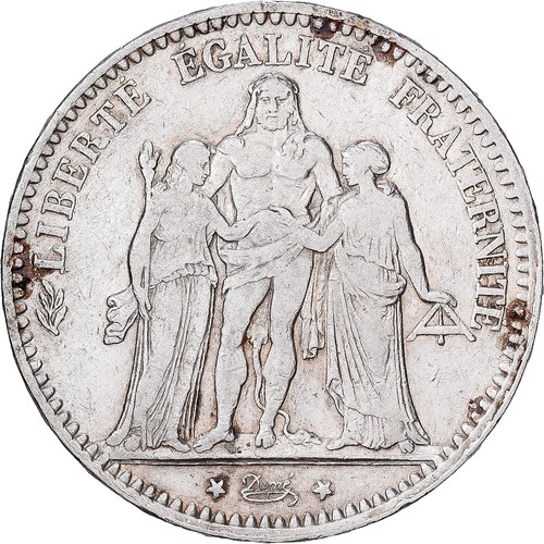 France francs hercule - 5, francs,