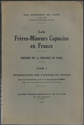 Les frères mineurs capucins - les,