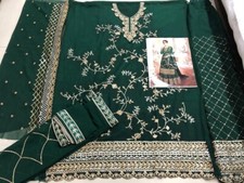 Indien Fête Mariage Costume Lourd Salwar Kameez Pakistanais Robe Eid