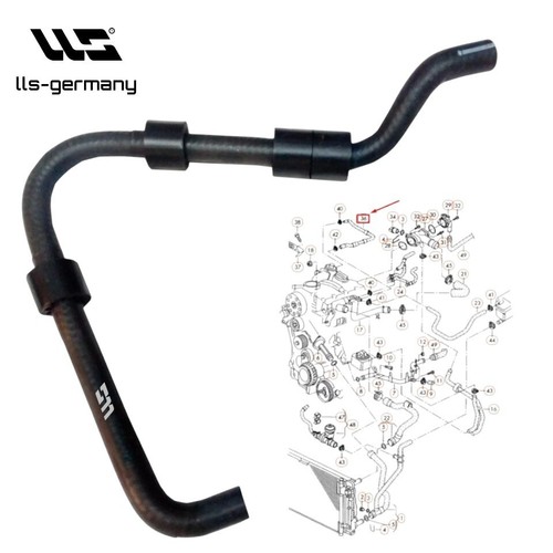 Kühlerschlauch pour passat - kühlerschlauch, vw