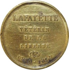 H3842 Rare Medal USA France