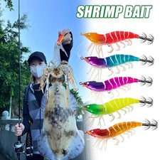 Leurre de pêche 10,5 cm, jig lumineux pour calamar, leurre en bois pour cre W2G4