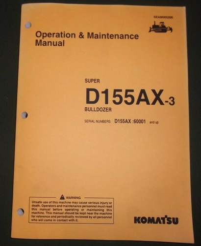 Manuel opération et - d'opération,