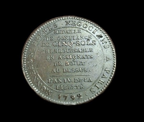 Monneron sols 1792 - 5,