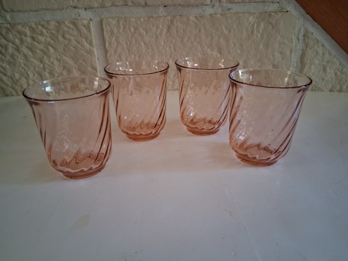 Verres rosaline vintage - ,