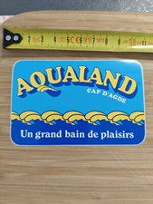 Autocollant Parc d'attraction aquatique AQUALAND CAP D'AGDE REF 5