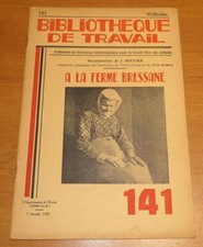 BIBLIOTHEQUE DE TRAVAIL N°141