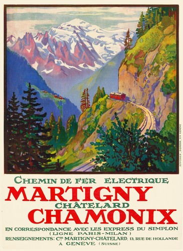 Affiche chemin fer - chemin,