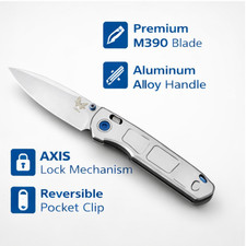 Benchmade 748 Silver Folding