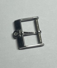 VINTAGE BOUCLE OMEGA EN ACIER 16 MM @ OMEGA BUCKLE 16 MM @ 100% ORIGINALE @ TOP