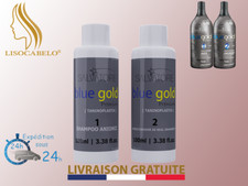 Lissage Sans Formol au Tanin 2x100ml (Taninoplastie) SALVATORE BlueGold Premium