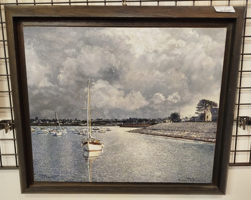 Tableau huile sur toile - huile,