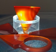 Lot x4 TRIANGLE AGATHE POLIE