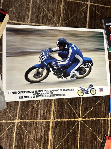 Affiche pub mbk moto champions - mbk,