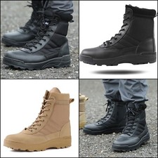 Bottes militaires homme armée Combat chasse randonnée bottines marche tactiques