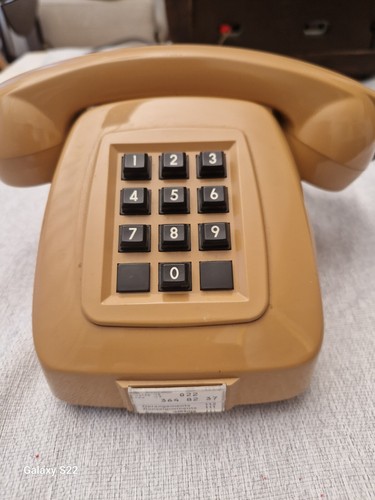 Téléphone fixe vintage - téléphone, à