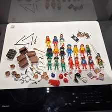 PLAYMOBIL vintage lot pirates coffre carte trésor Armes set 3542 de 1978 / 3550