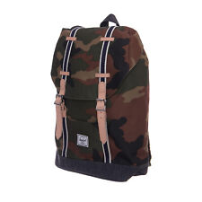 HERSCHEL Retreat Volume Moyen Sac à Dos - Woodland Camo / Dark en Jeans - Camo