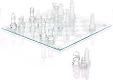 Jeu D'Échecs En Verre Fins