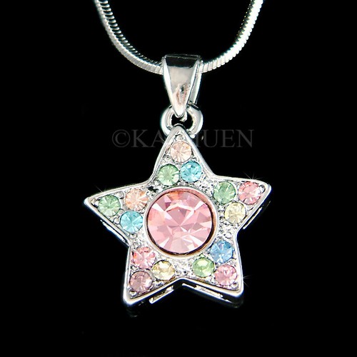 Collier céleste cristal - collier,