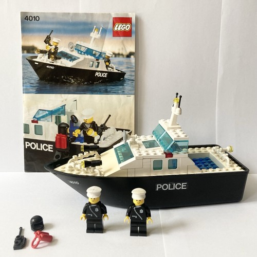 Lego police vintage bateau - police,