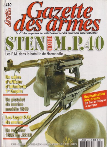 Gazette des armes 410 sten - des,