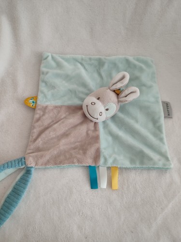 Doudou plat cheval âne - , beige