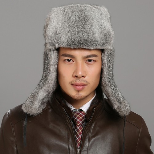 Hommes lapin fourrure russe - hommes,