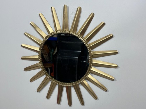 Ancien miroir soleil - miroir, 58cm