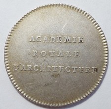 LOUIS XV : RARE JETON ARGENT