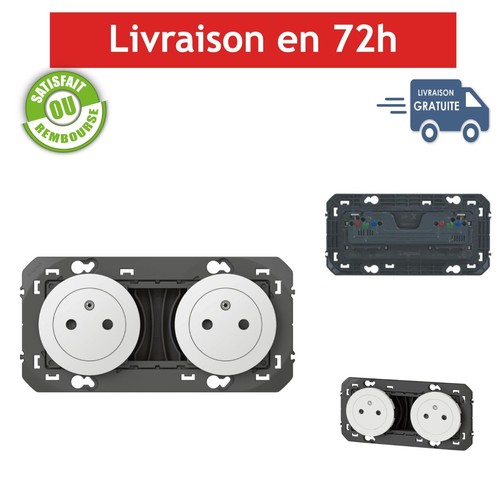 Legrand prise double murale - prise,