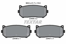 Plaquettes de frein 2345501 TEXTAR pour KIA CLARUS SHUMA I CARENS II Monospace