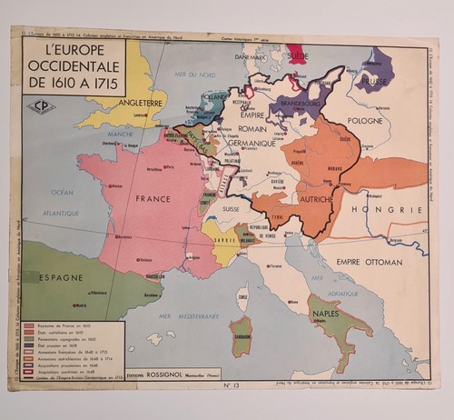Carte scolaire rossignol - , rare