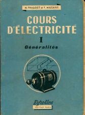 Cours d'électricité Tome I 