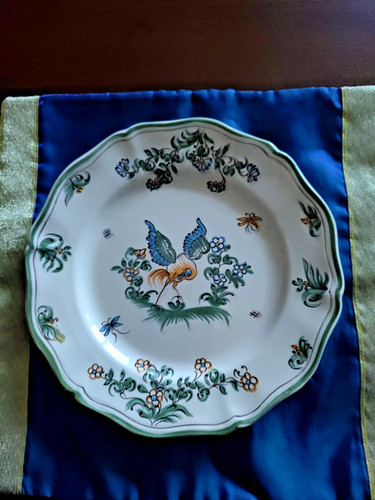 Assiette ancienne moustiers - assiette,