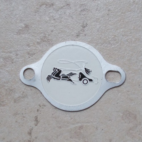 Ancienne plaque vélo gazelle - plaque,