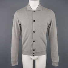 Veste À Col Boutonnée En Jersey Marbré Gris S De HOMECORE