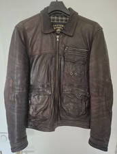VESTE / BLOUSON CUIRE - DAYTONA - MARRON - TAILLE L