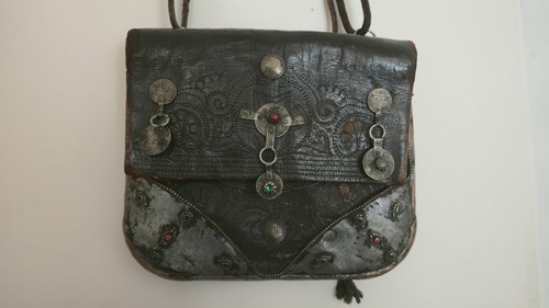 Ancien sac bandoulière - bandoulière, cuir