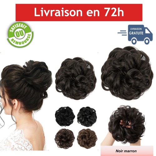 Chignon postiche ondulé