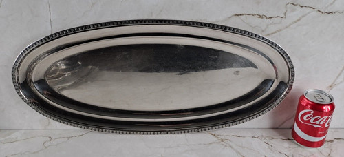 Grand plat poisson ovale en - poisson,