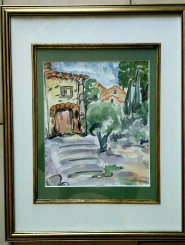 Art tableau peinture - peinture, aquarelle