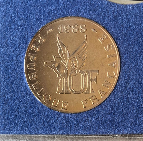 Francs 1988 tranche a - 1988,