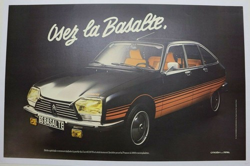 Affiche originale citroen gs - ,