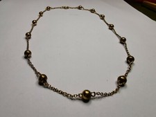 Collier Vintage Plaque Or Ras